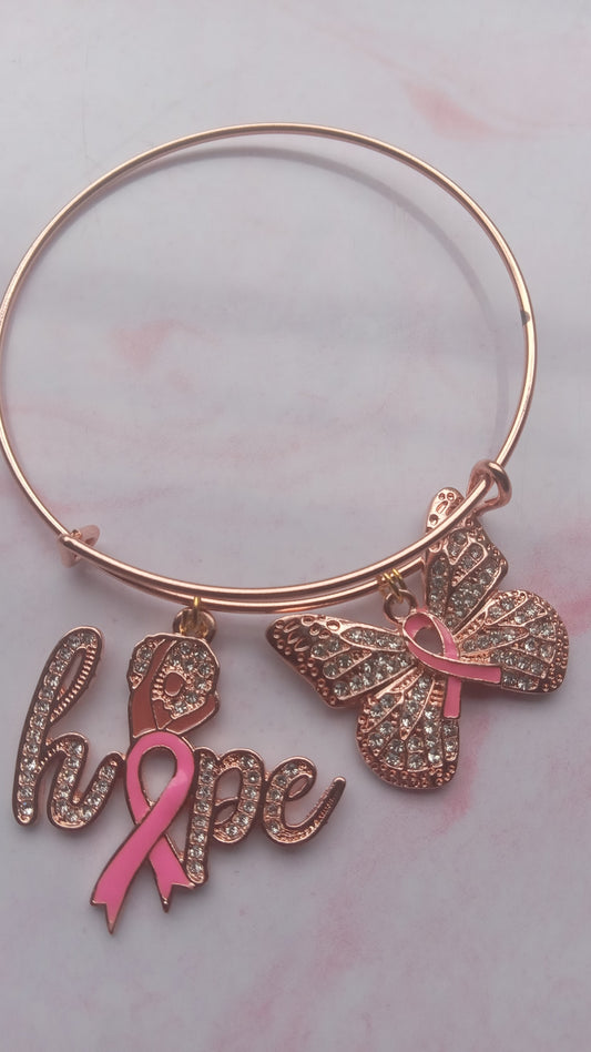 Hope Bling Bangle Bracelet