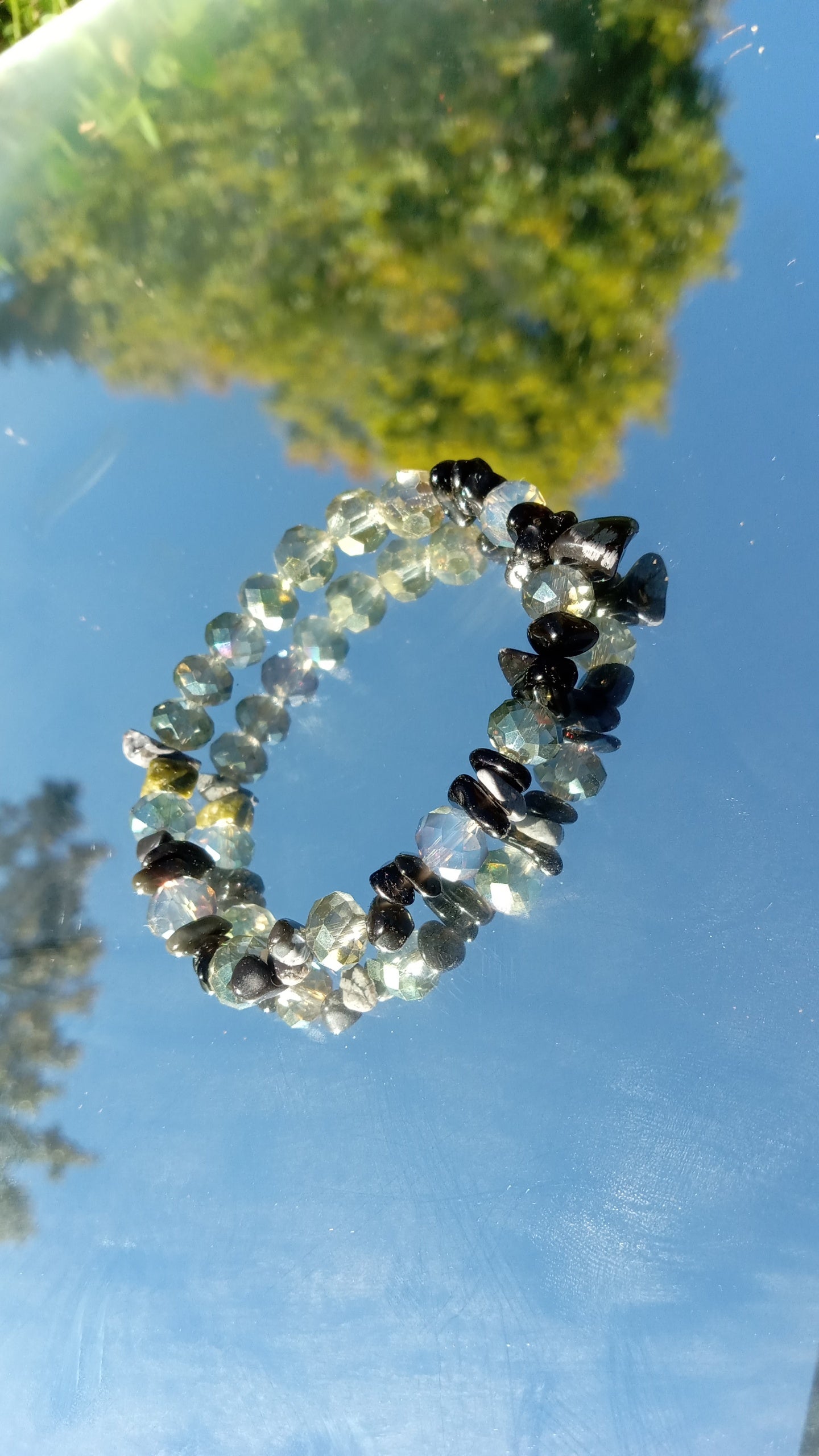 Black Onyx Crystal Stone Bracelet