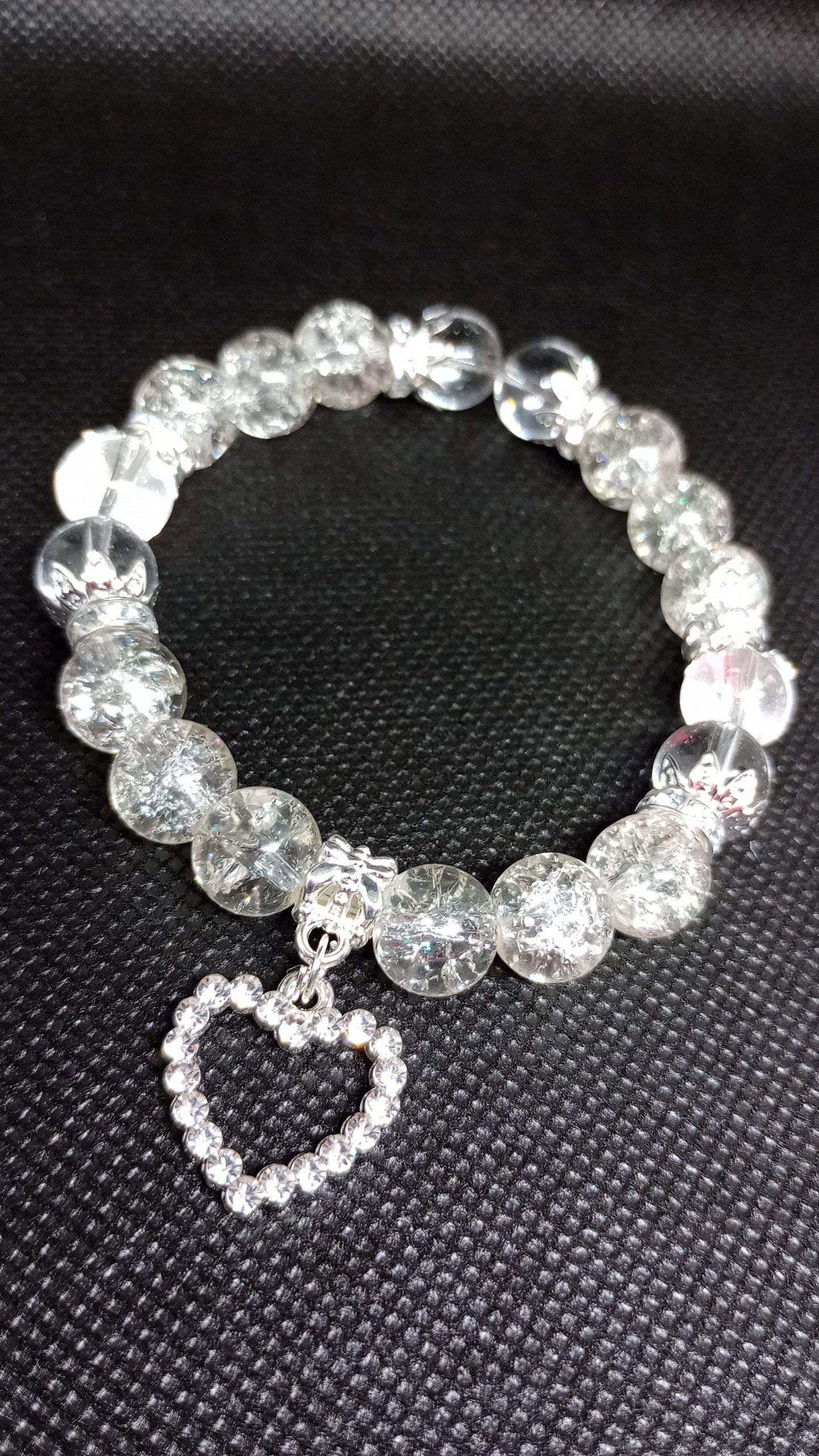 Silver Love Charm Bracelet