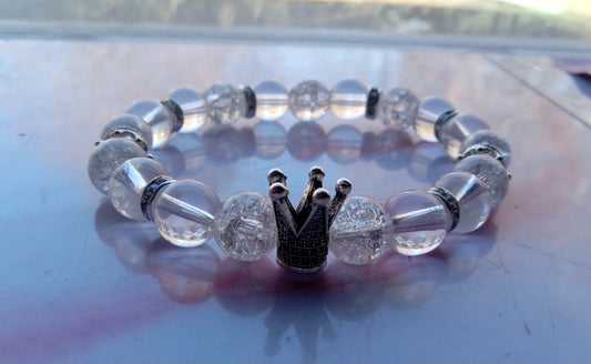 Silver Ice King Men's Bracelet