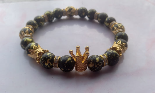 Gold Dynamite King Men's Bracelet