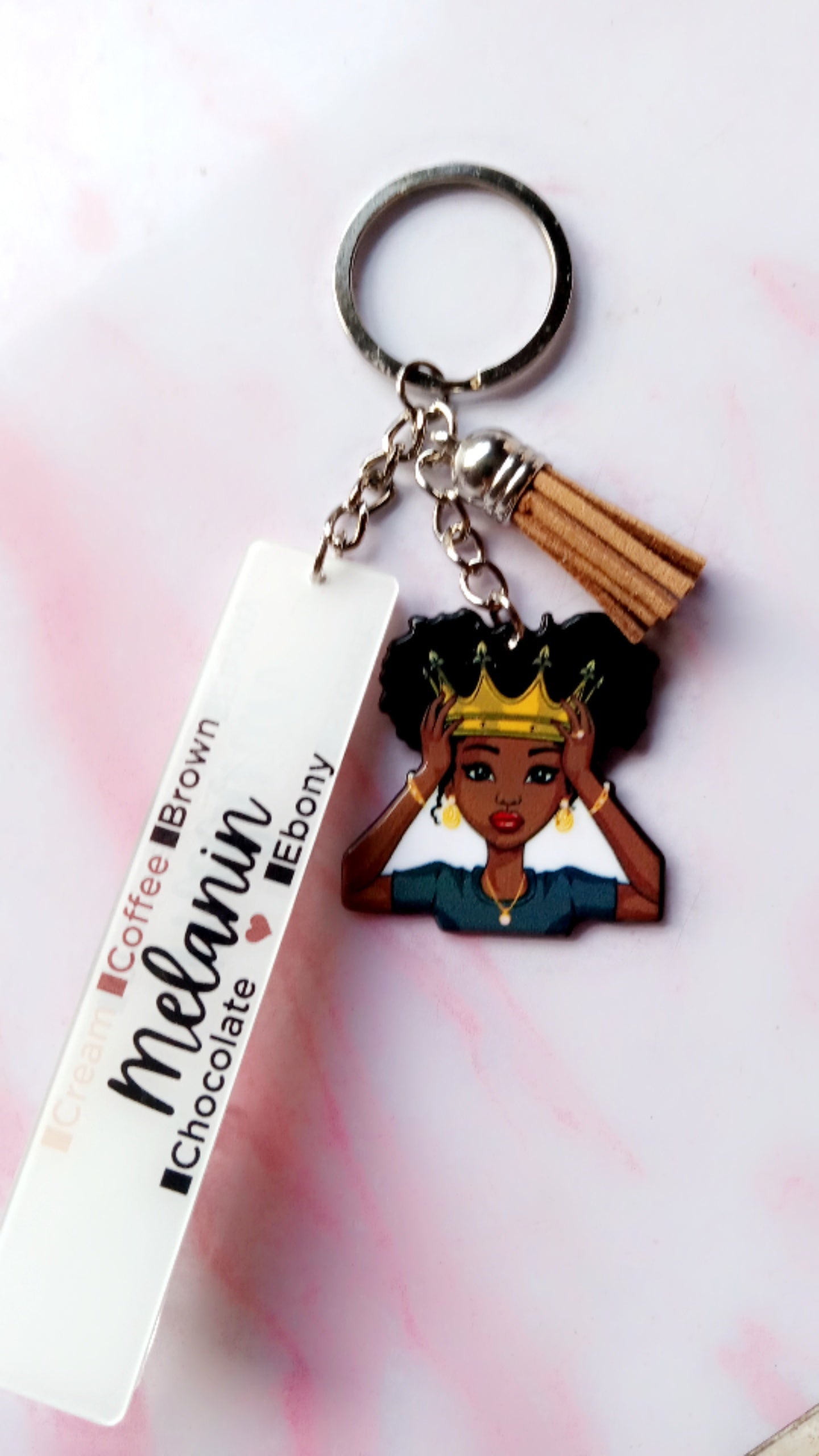 Melanin Key Chain