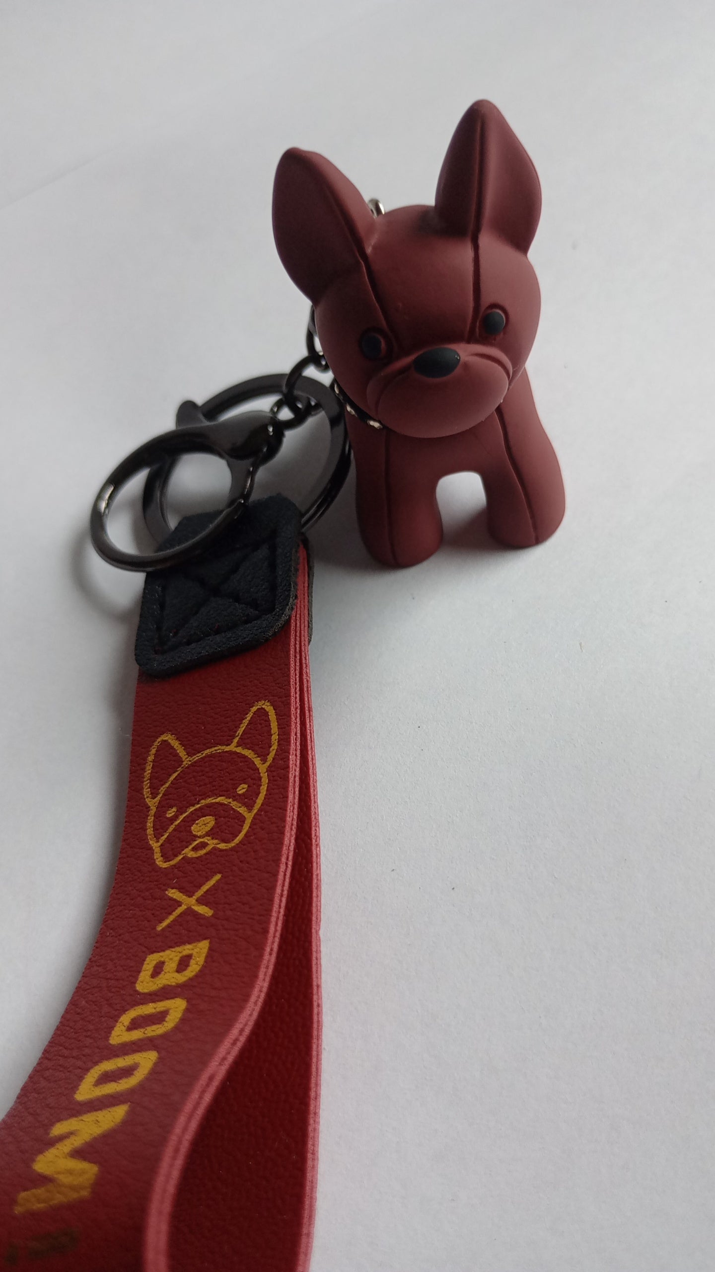 Boom Bull Dog Key Chain