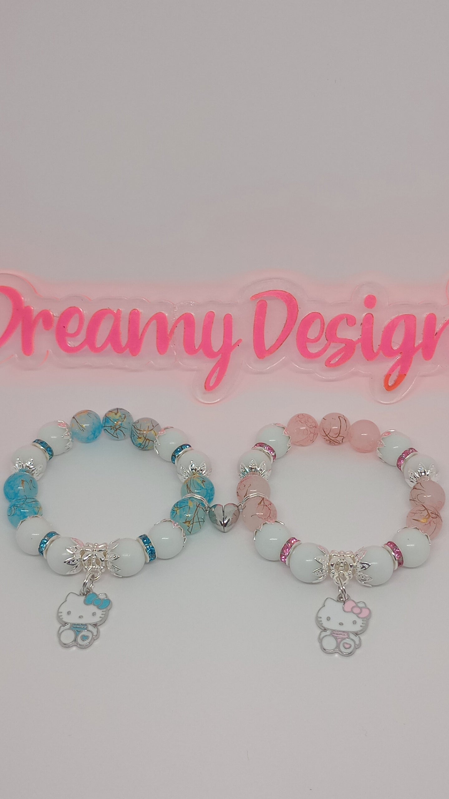 Kitty Charm Bracelet Set