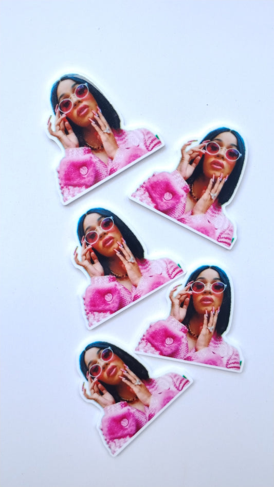 Cardi B Charms (5 Pack)