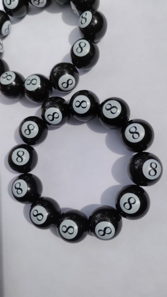 8Ball Beaded Bracelet